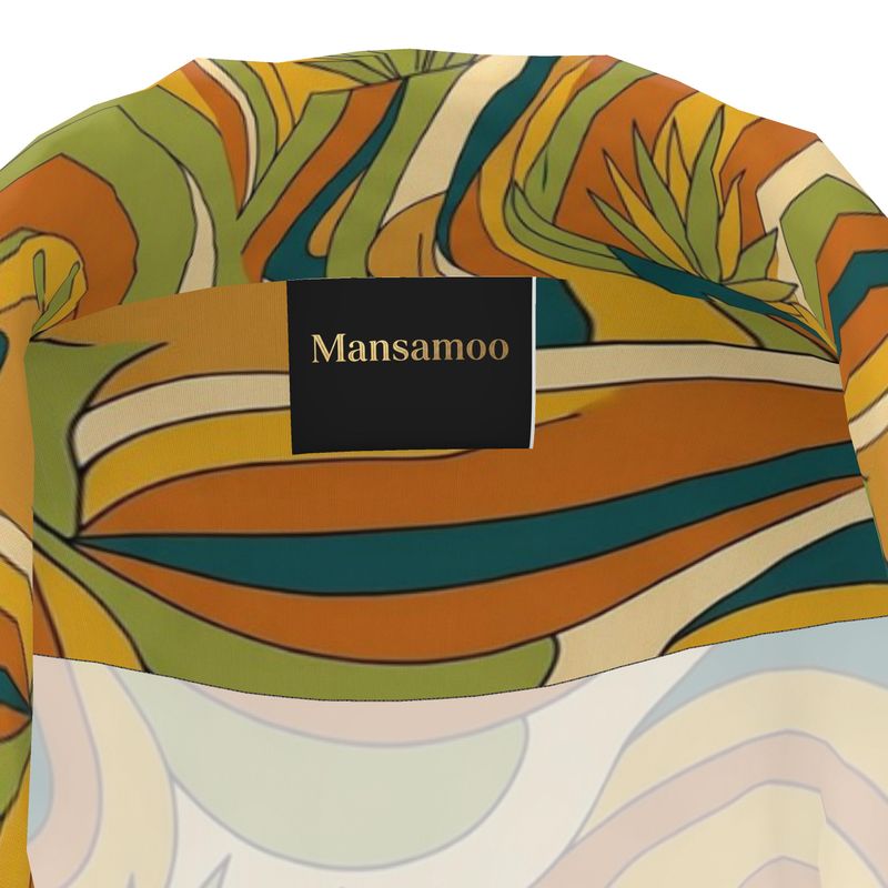 Mansamoo Sunset Swirl Luxury Pima Cotton Pyjama Top