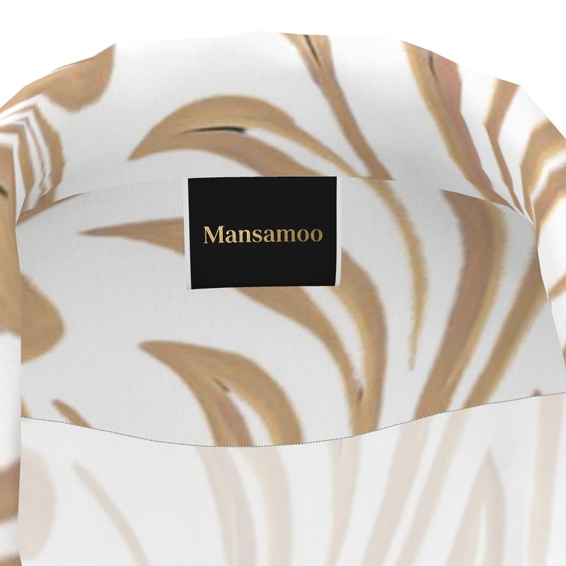 Mansamoo Champagne Flora Luxury Pima Cotton Pyjama top