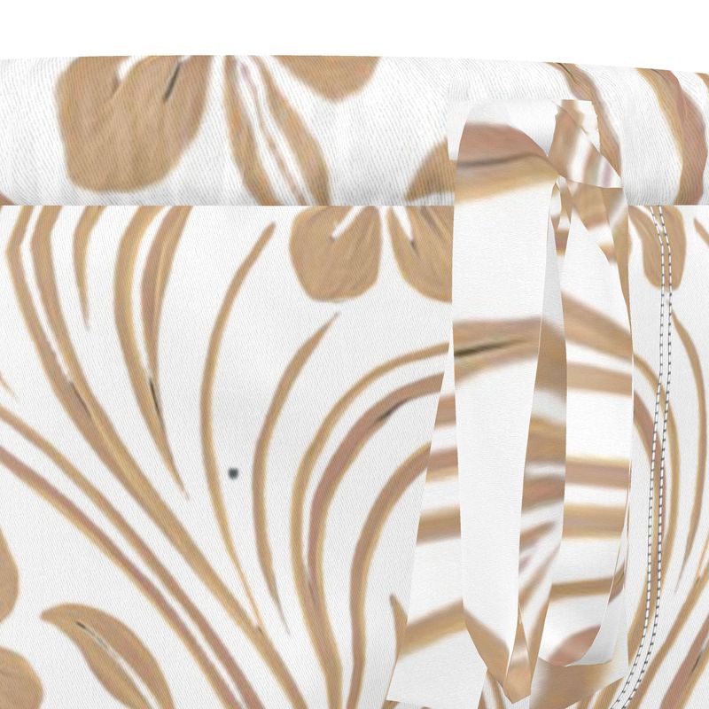 Mansamoo Champagne Flora Luxury Pima Cotton Pyjama Shorts