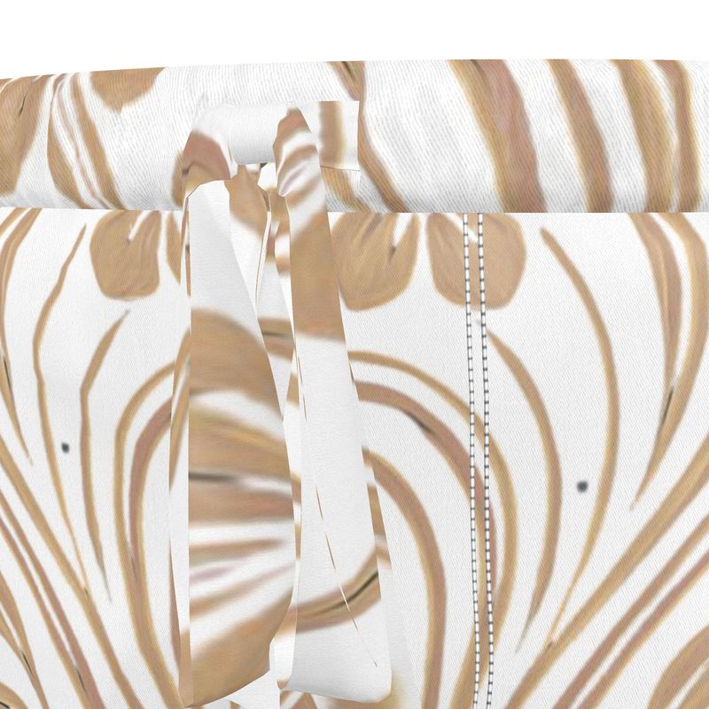 Mansamoo Champagne Flora Luxury Pima Cotton Pyjama Shorts
